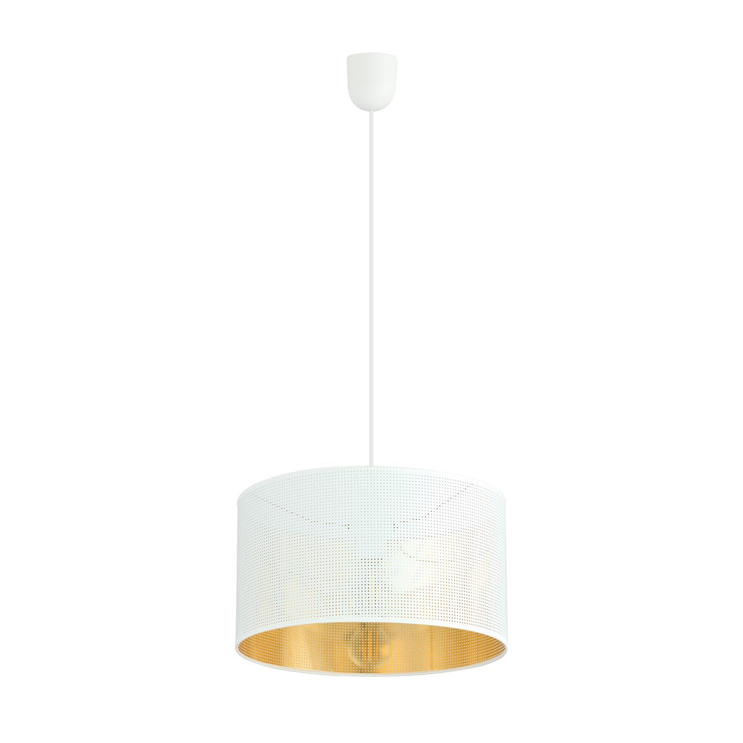 ASTON 1 Hvid/Guld – Pendellampe | Emibig