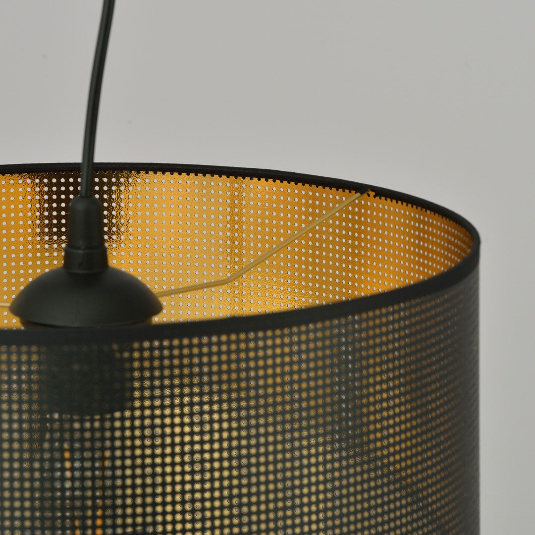 ASTON 1 Sort/Guld – Pendellampe | Emibig
