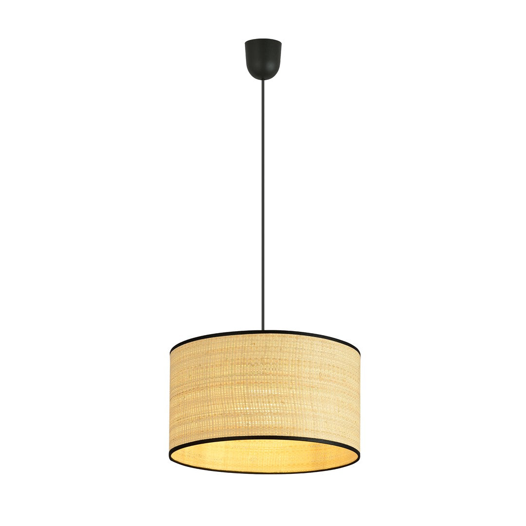 ASTON 1 Rattan – Boho Pendellampe | Emibig