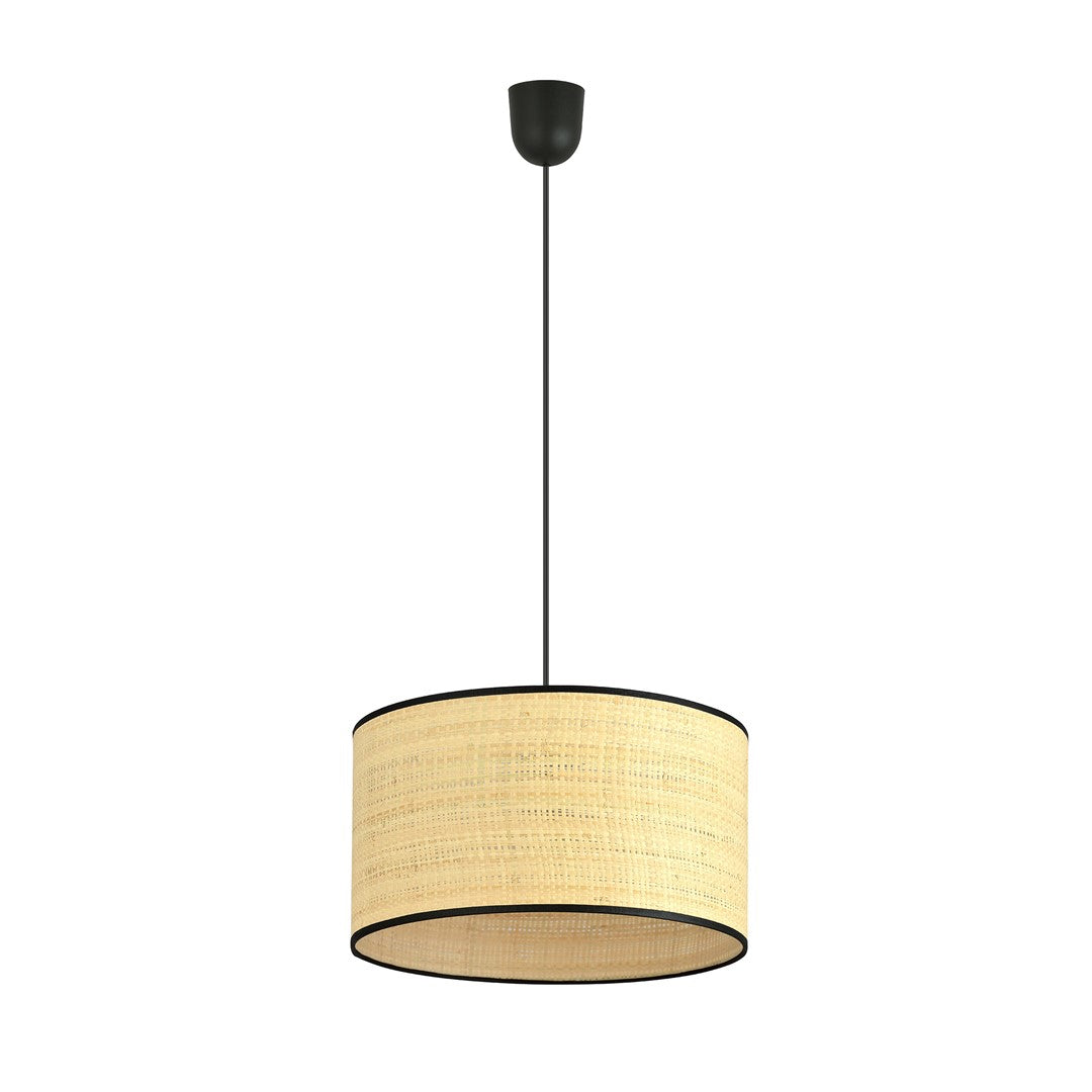 ASTON 1 Rattan – Boho Pendellampe | Emibig