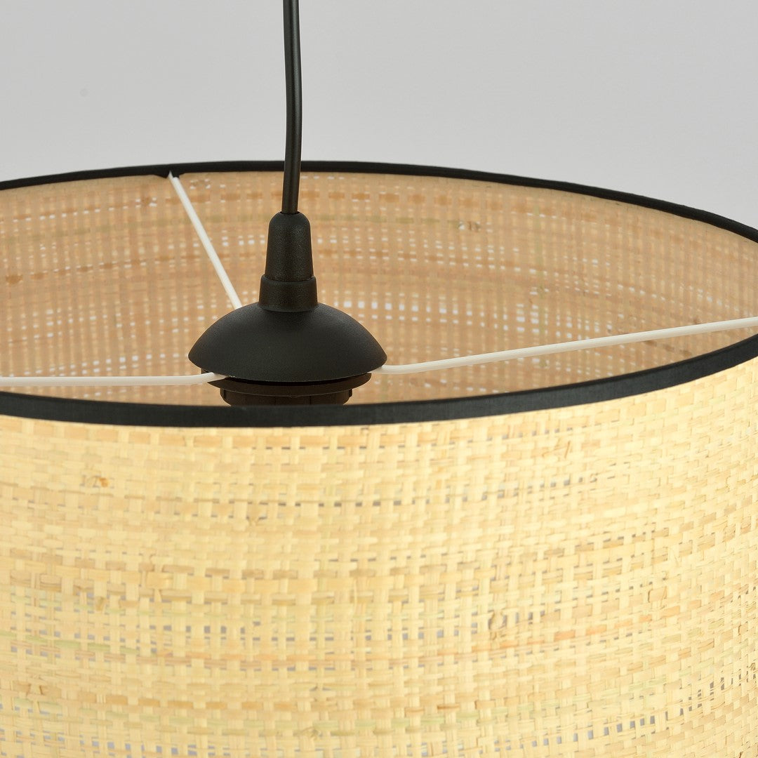 ASTON 1 Rattan – Boho Pendellampe | Emibig