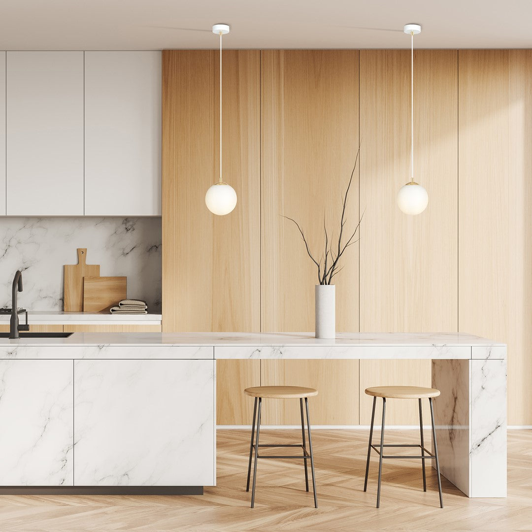 ROYAL 1 Hvid Pendellampe | Emibig