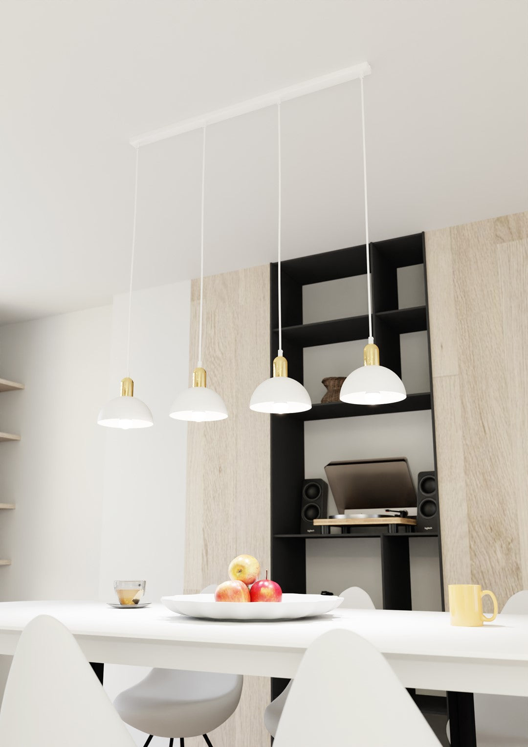 MOTO 4 Hvid - Pendellampe | Emibig