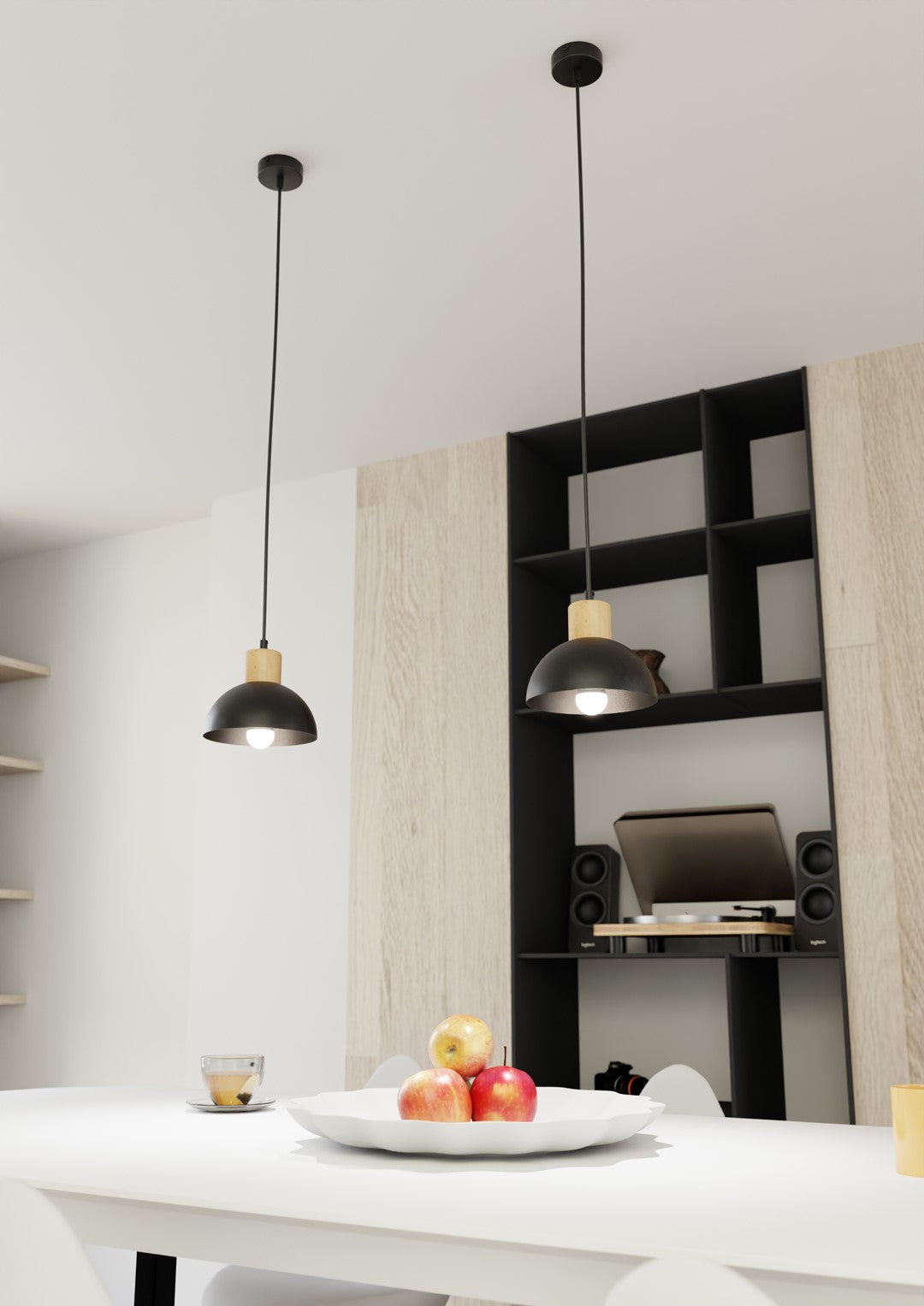 SECO 1 Sort Pendellampe | Emibig