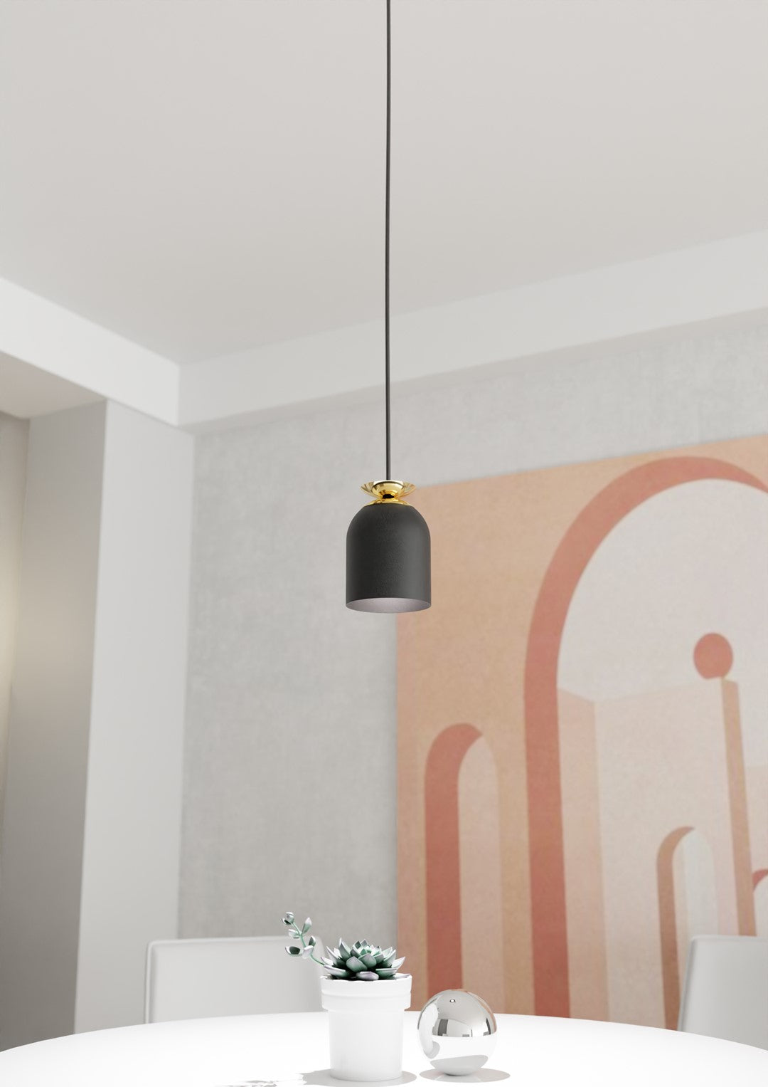 TARGET 1 Sort pendellampe | Emibig