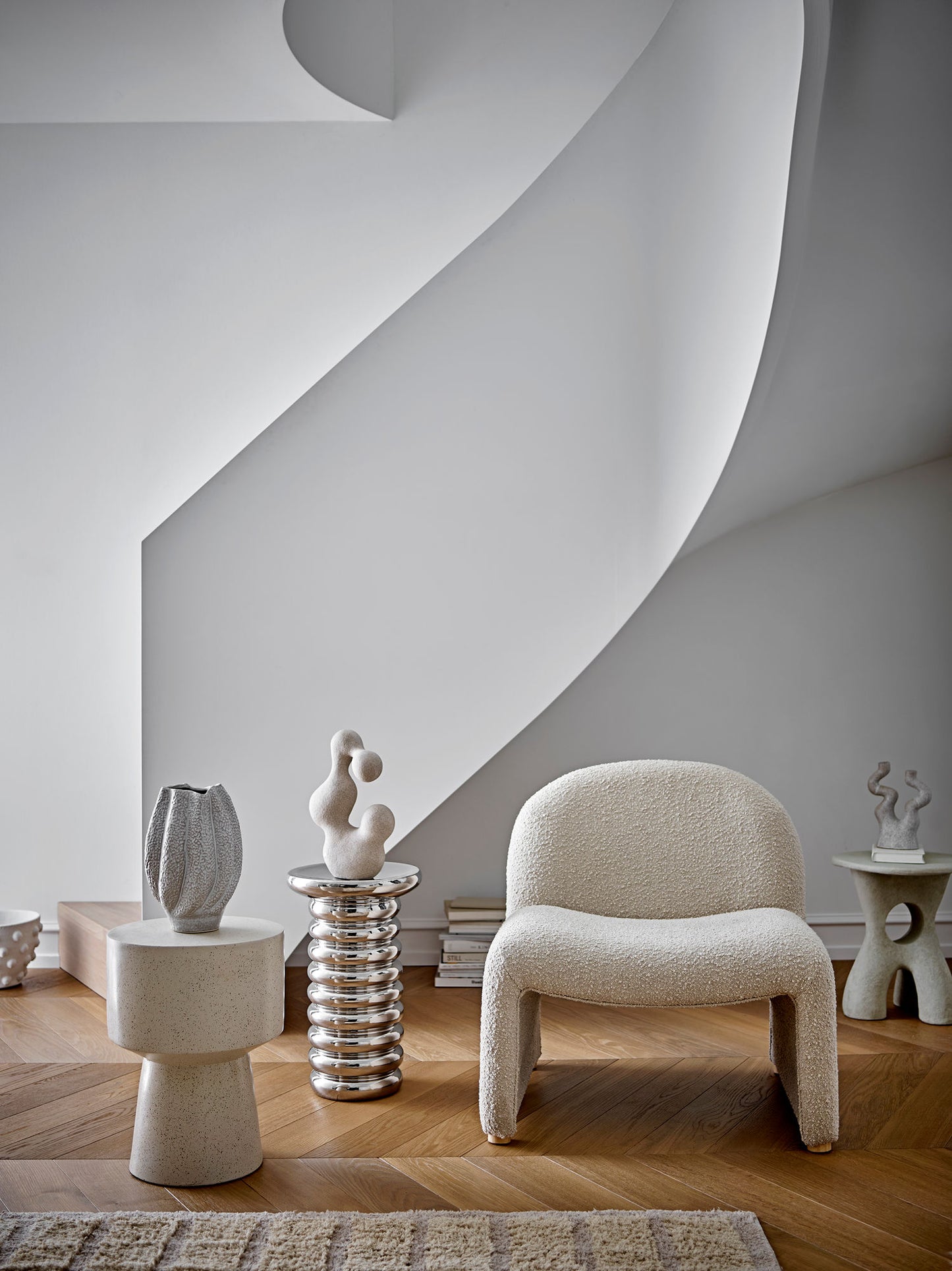 Bloomingville Spike Sidebord – Sølv Stentøjsbord