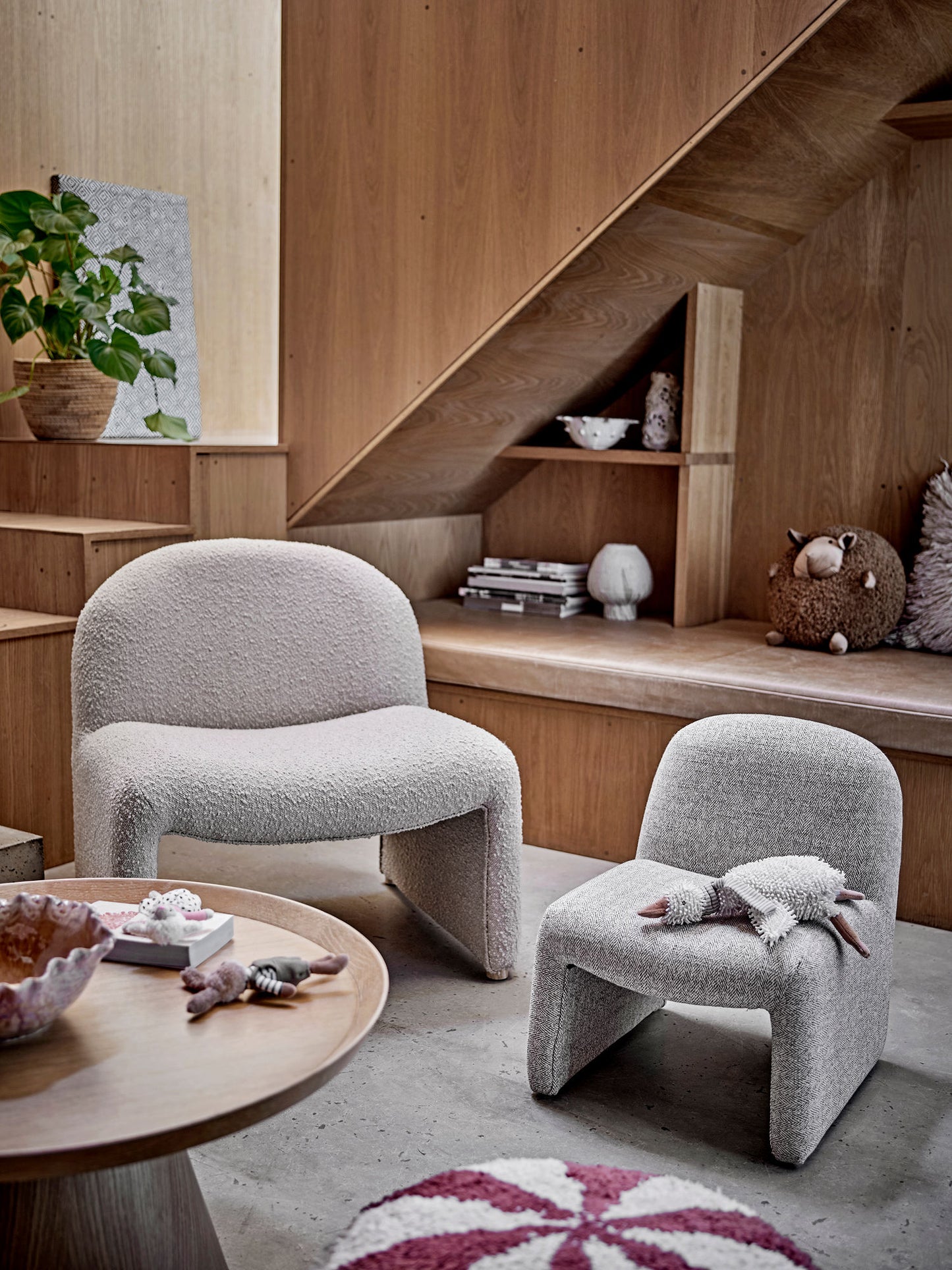 Bloomingville Neel Loungestol, Natur, Polyester