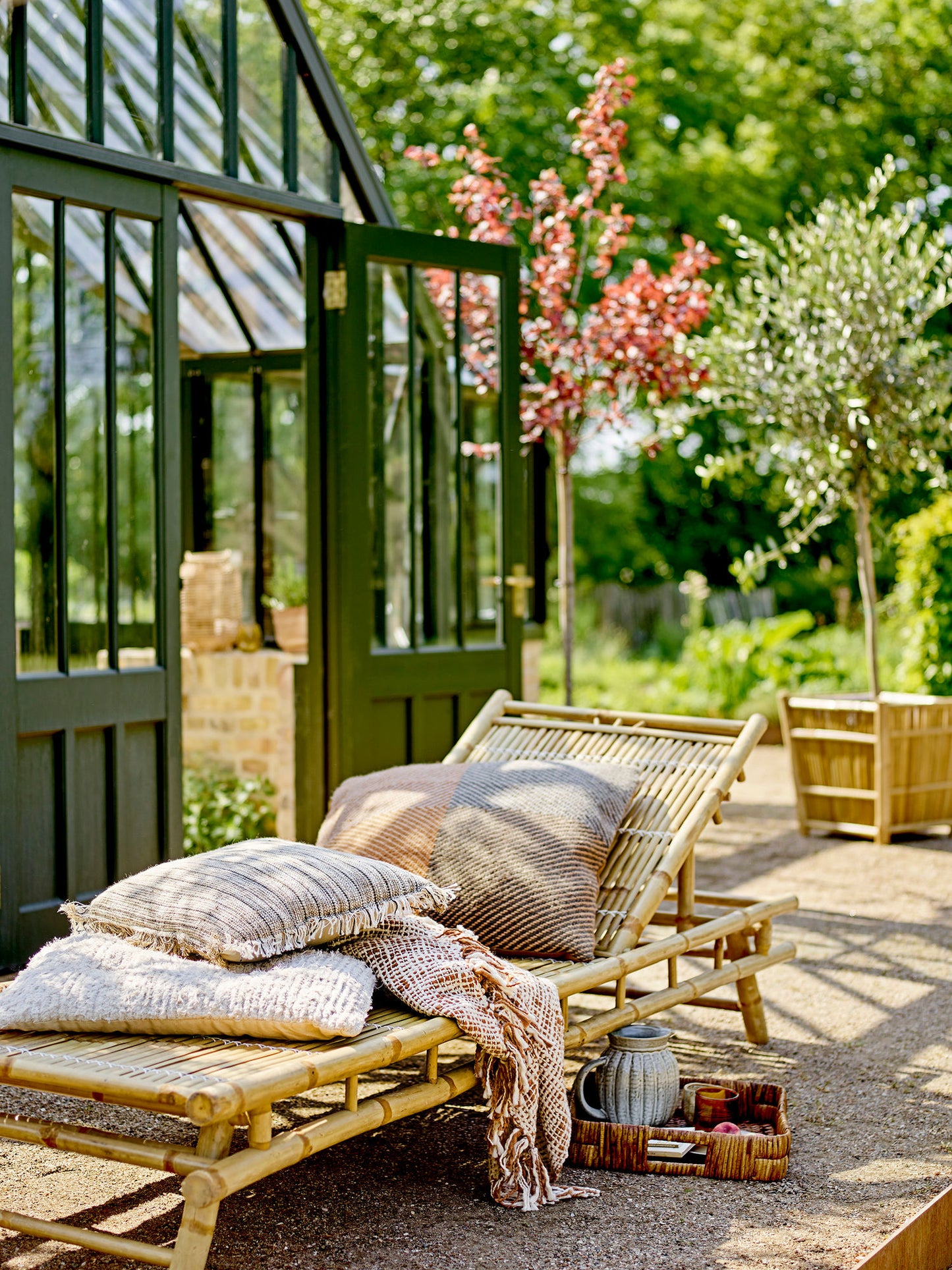 Bloomingville Sole Daybed – Bambus, Justerbar Ryg, Natur