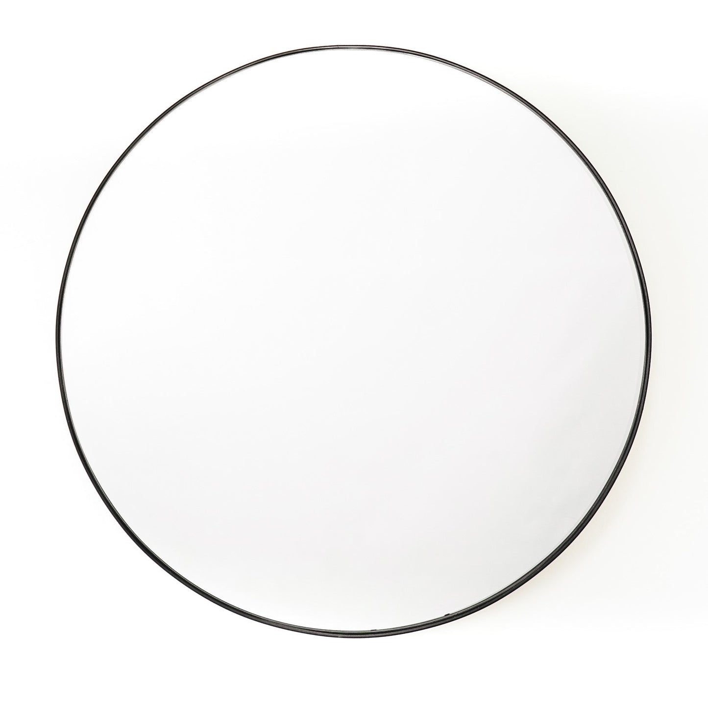 Housevitamin Rundt spejl - Sort Metal - Ø50cm