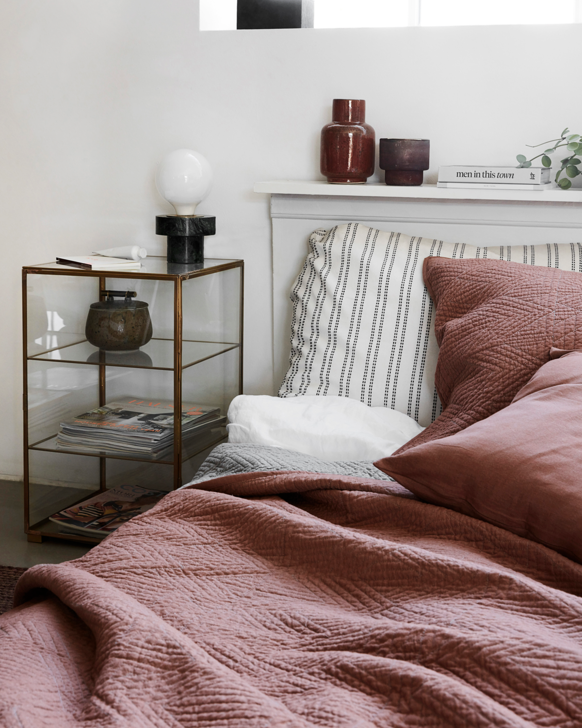 House Doctor Vitrineskab, Glass, Messing