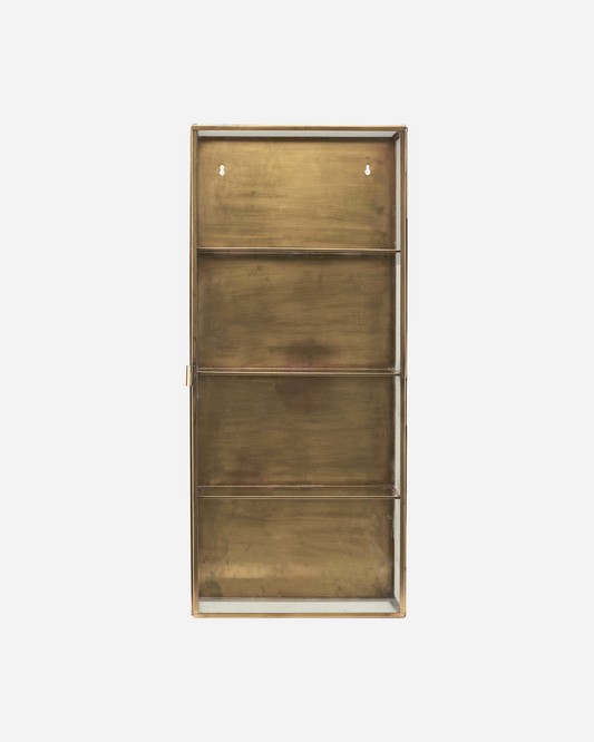 House Doctor Vitrineskab, Glass, Messing 80cm