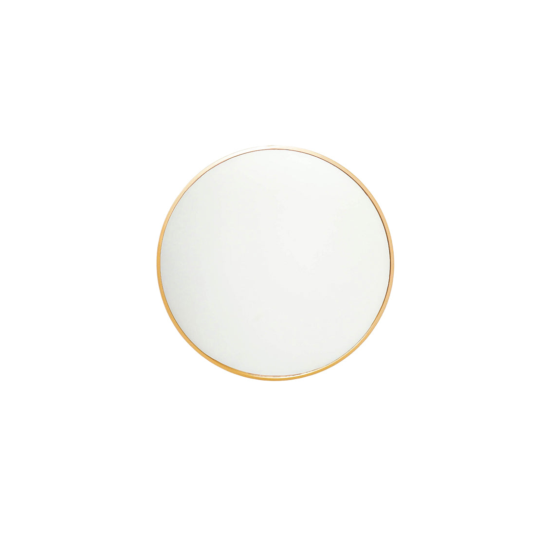 Housevitamin Rundt spejl - Metal - Guld - 60x2,5x60cm