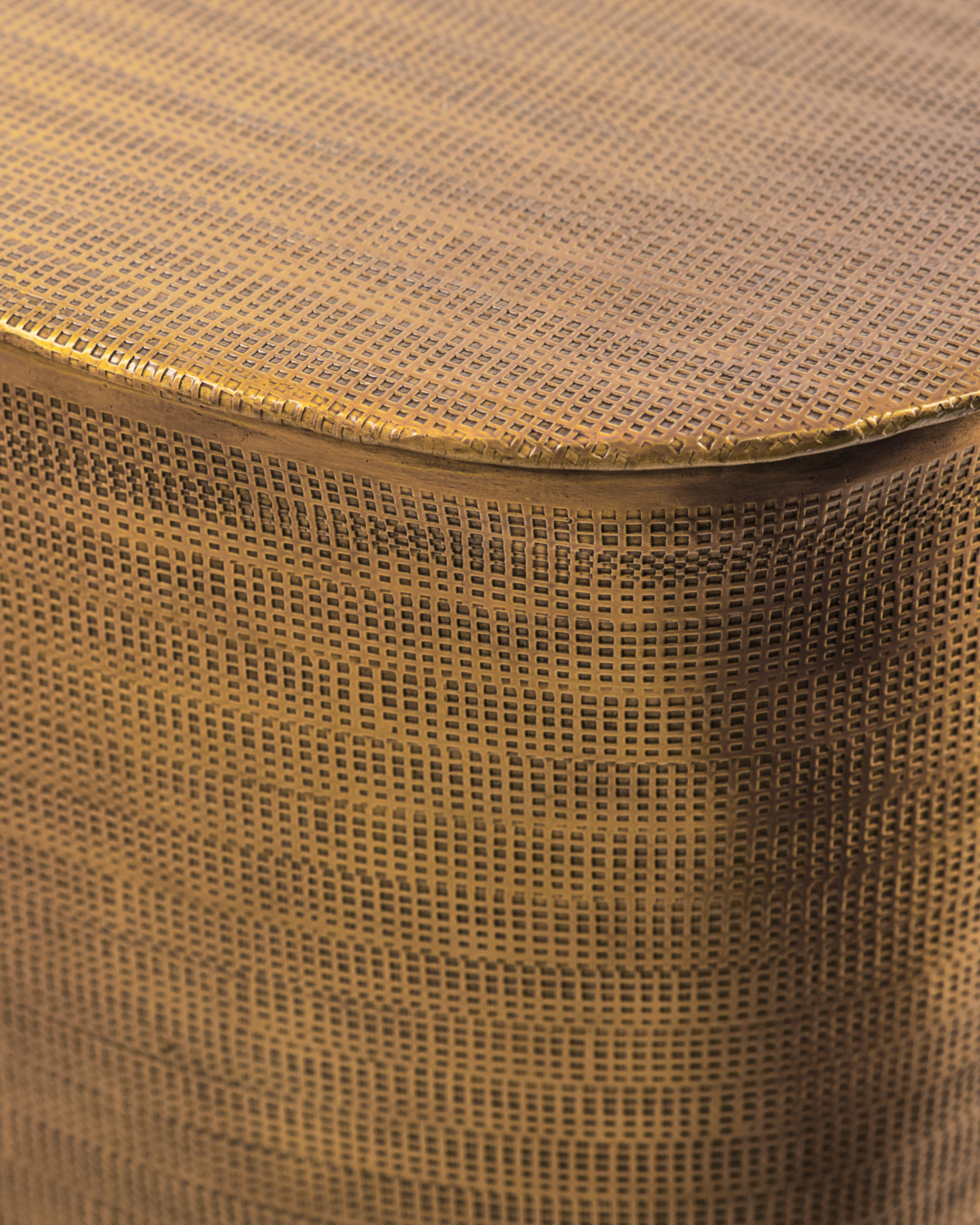 House Doctor Sofabord, Cajas med opbevaring, Gylden