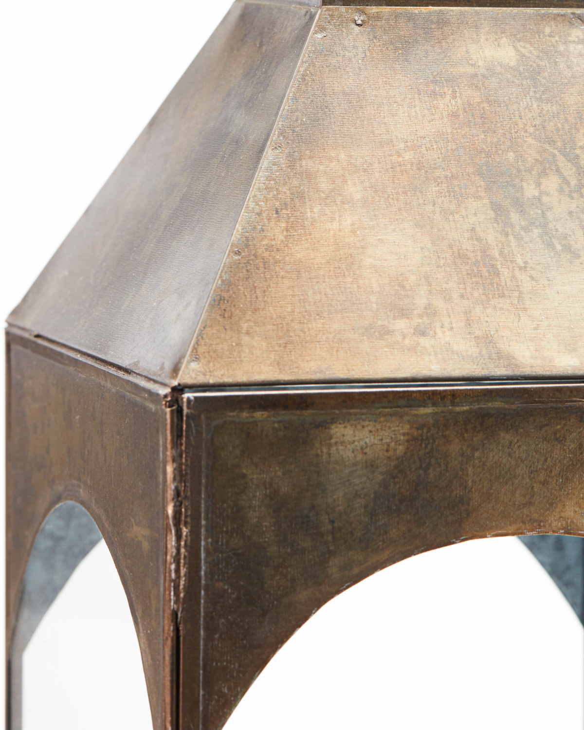 House Doctor Arch Lanterne H48cm, Antik messing