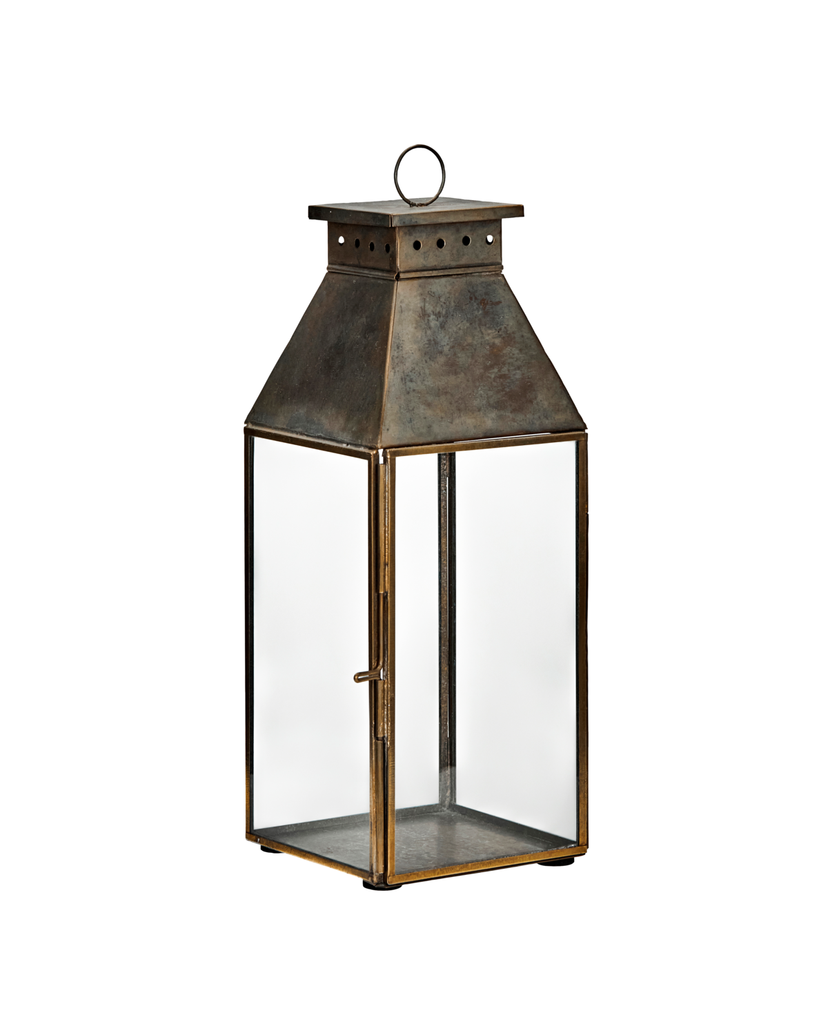 House Doctor Tilka Hurricane Lanterne H28,5 cm, Antik messingfinish