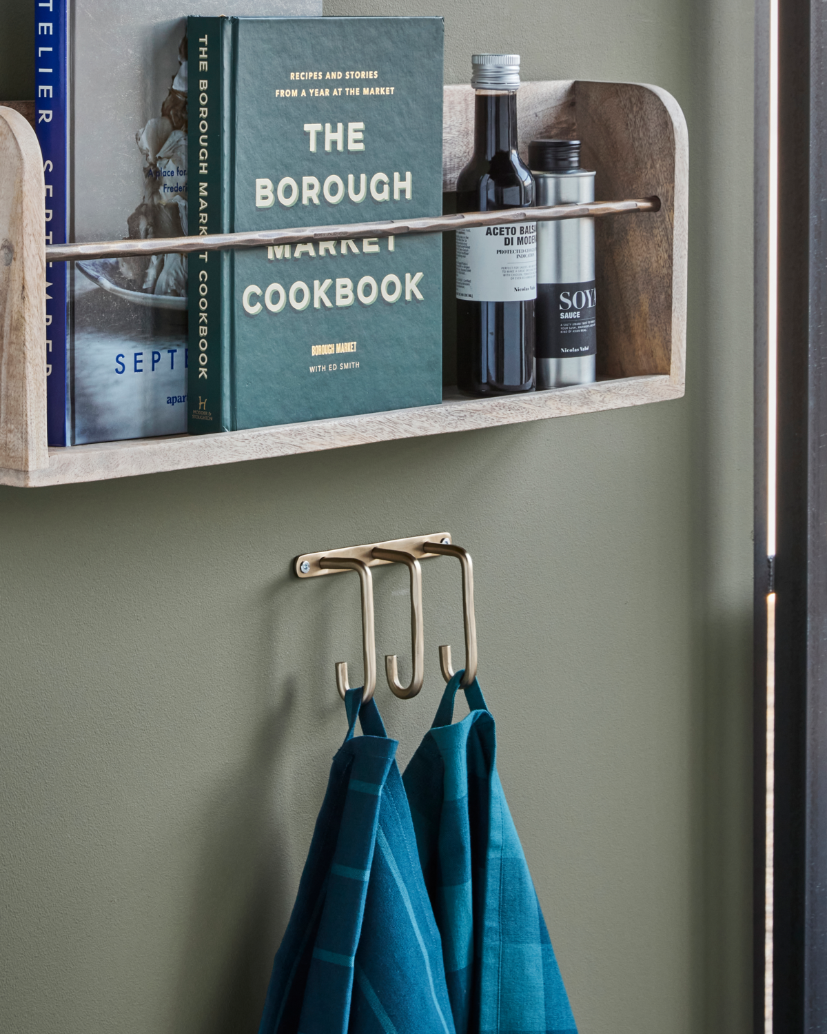 House Doctor Knagerække, Welo, Børstet messing finish