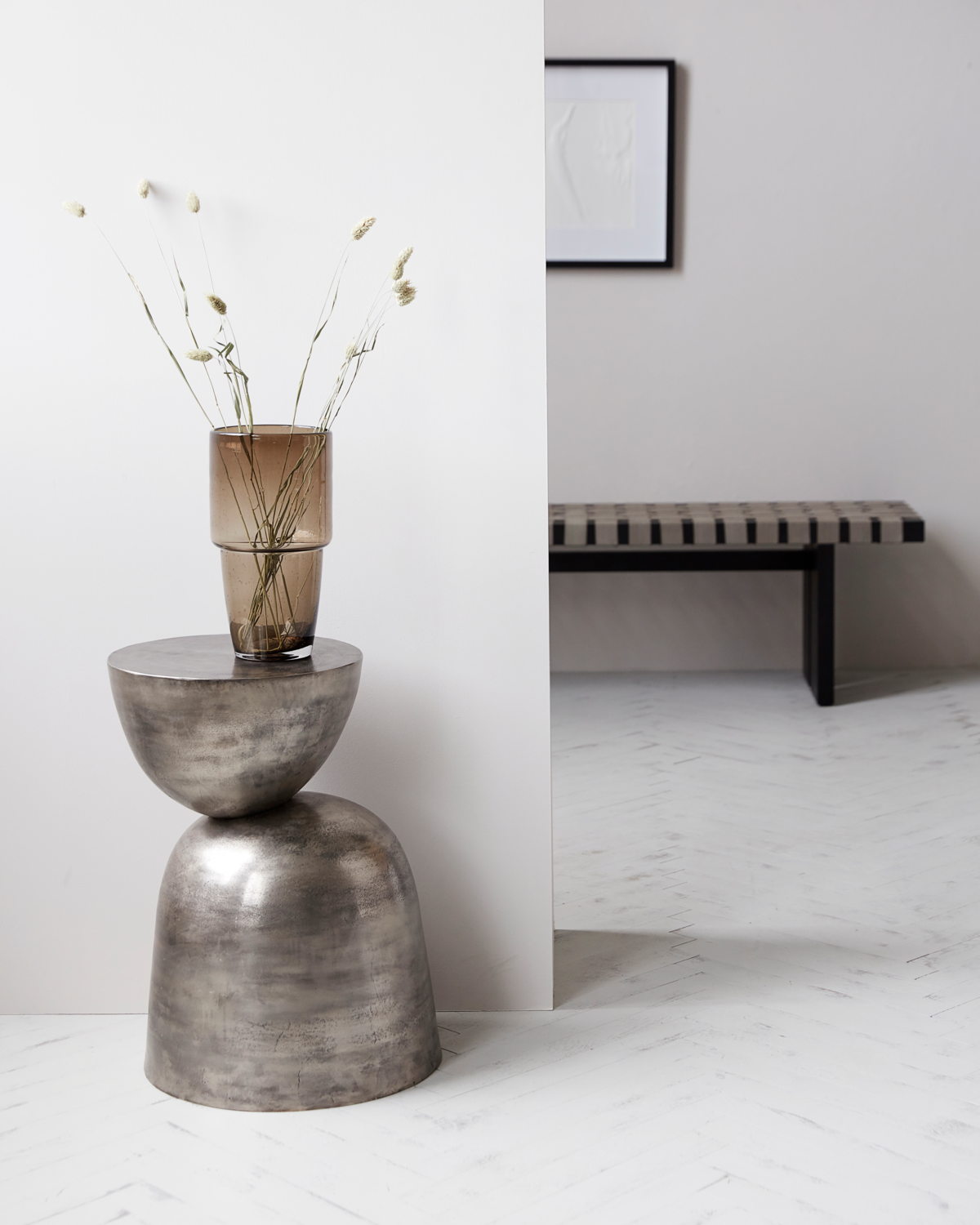 House Doctor Sidebord, Heena, Oxideret metal