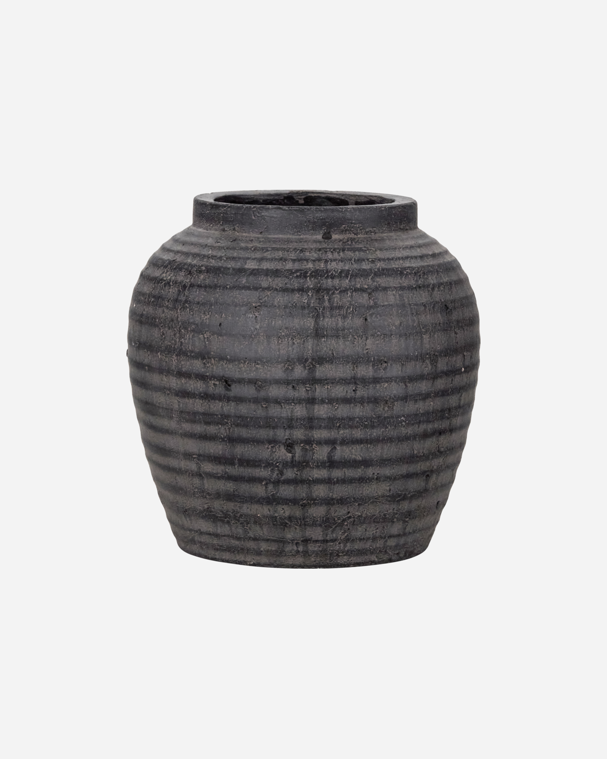 House Doctor Hafa Urtepotte, H26cm, Grå;Brun