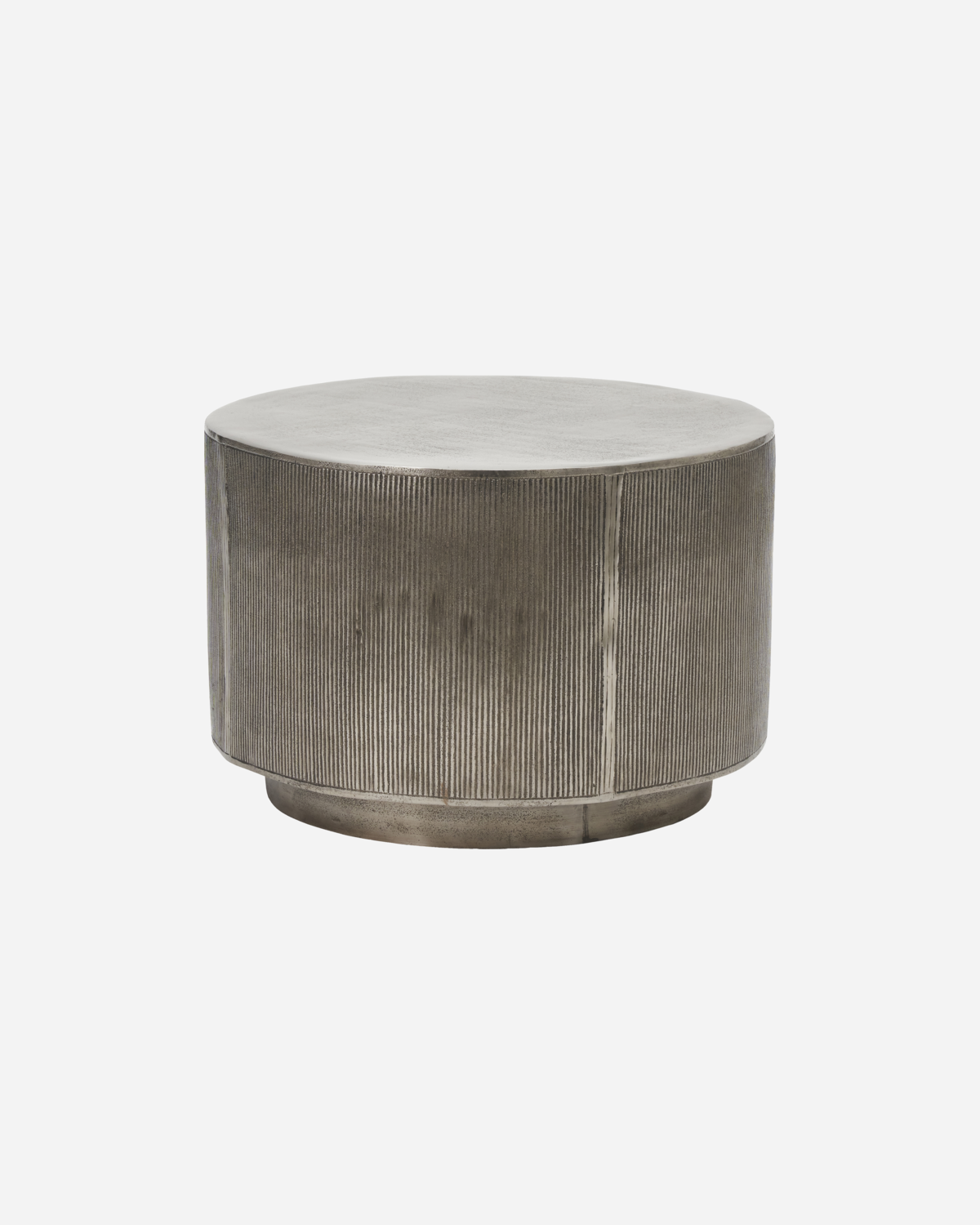 House Doctor Sofabord, Rota, Børstet sølv 35x50cm