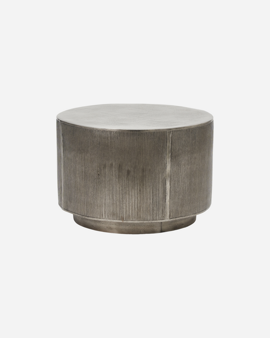 House Doctor Sofabord, Rota, Børstet sølv 35x50cm