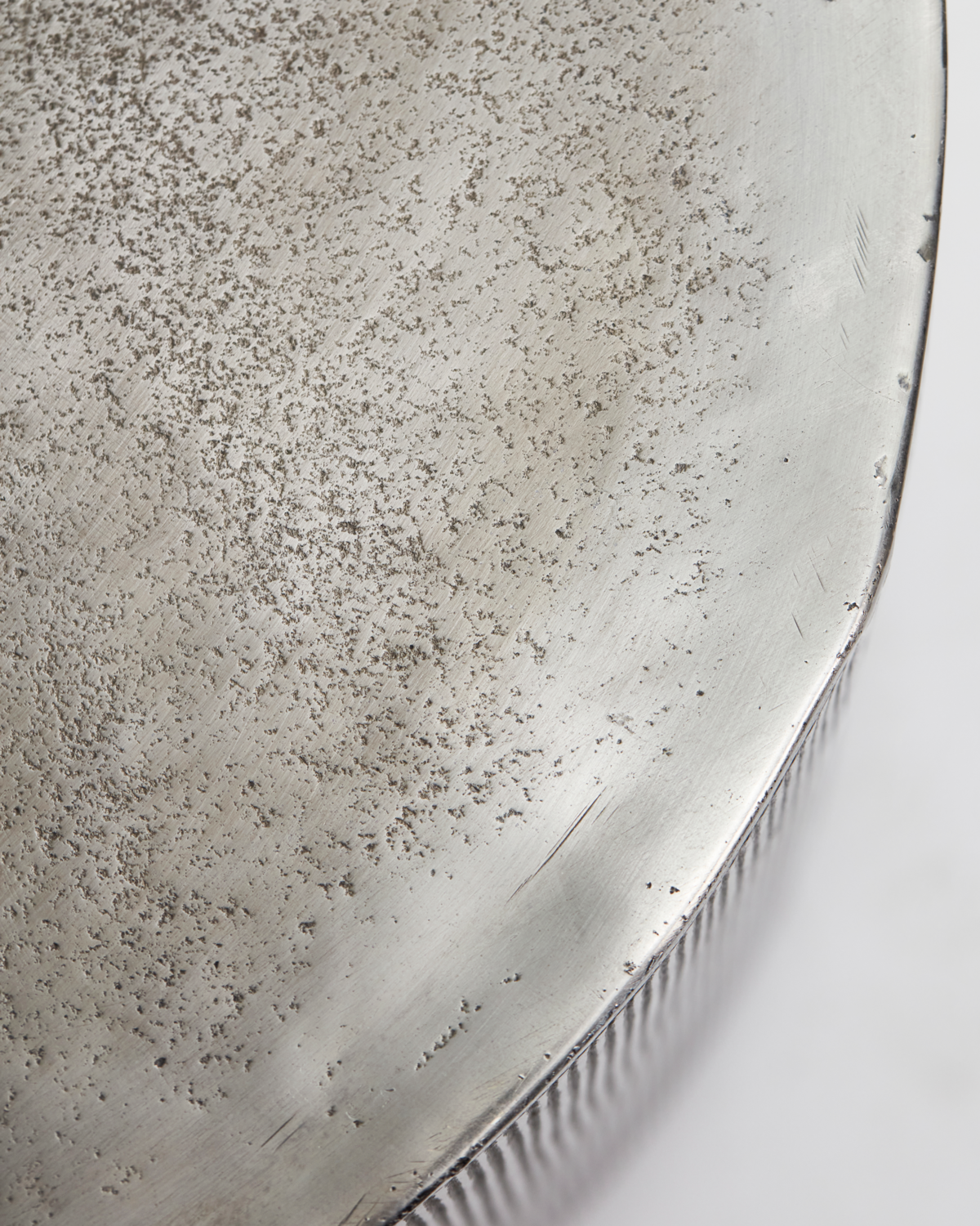 House Doctor Sofabord, Rota, Børstet sølv 35x50cm