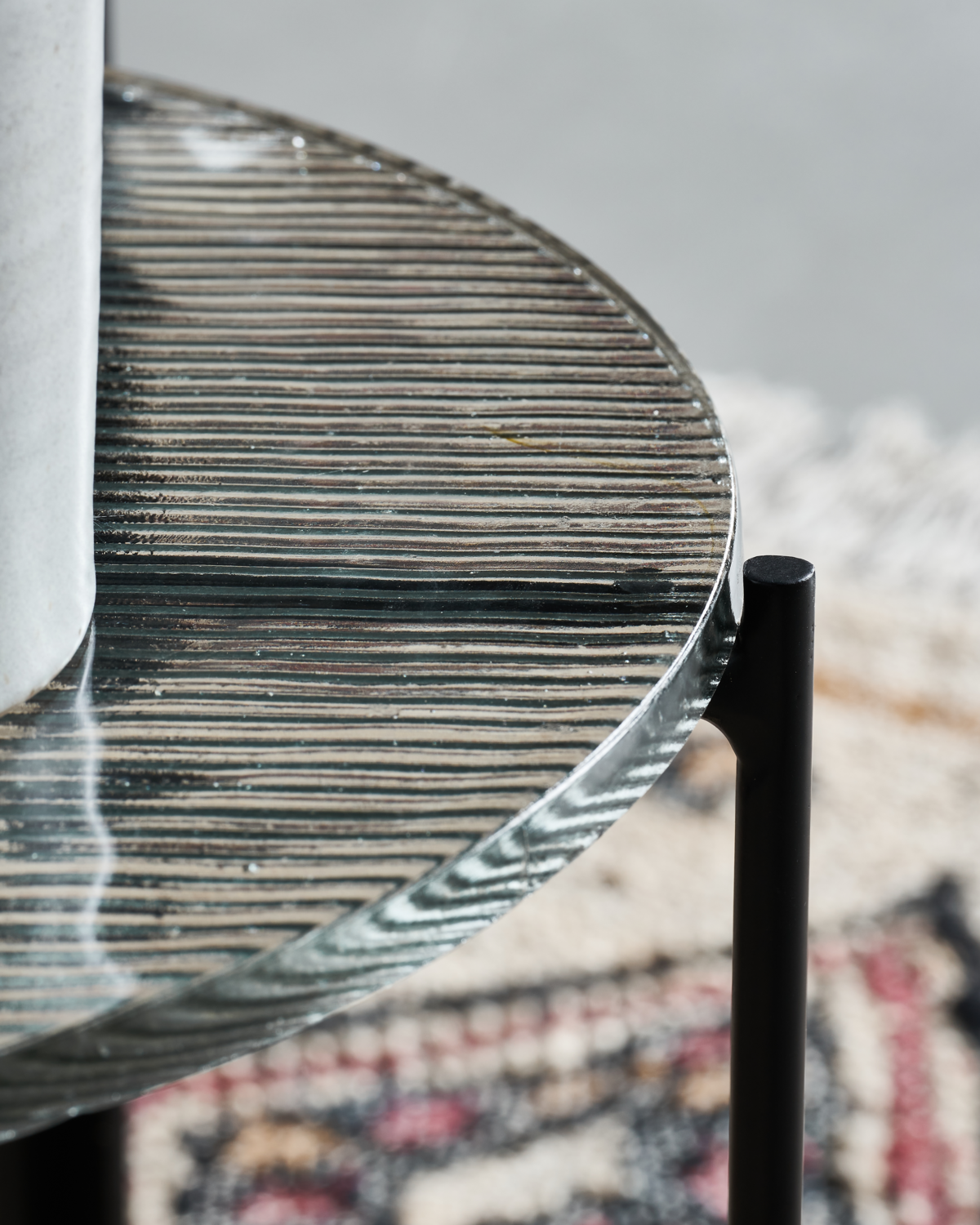 House Doctor Sidebord, Tamu, Sort 40cm