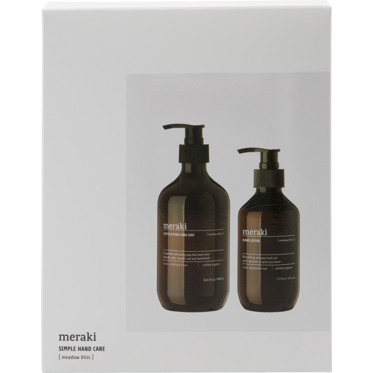Meraki - Gaveæske, Meadow bliss, Simply hand care, Hvid