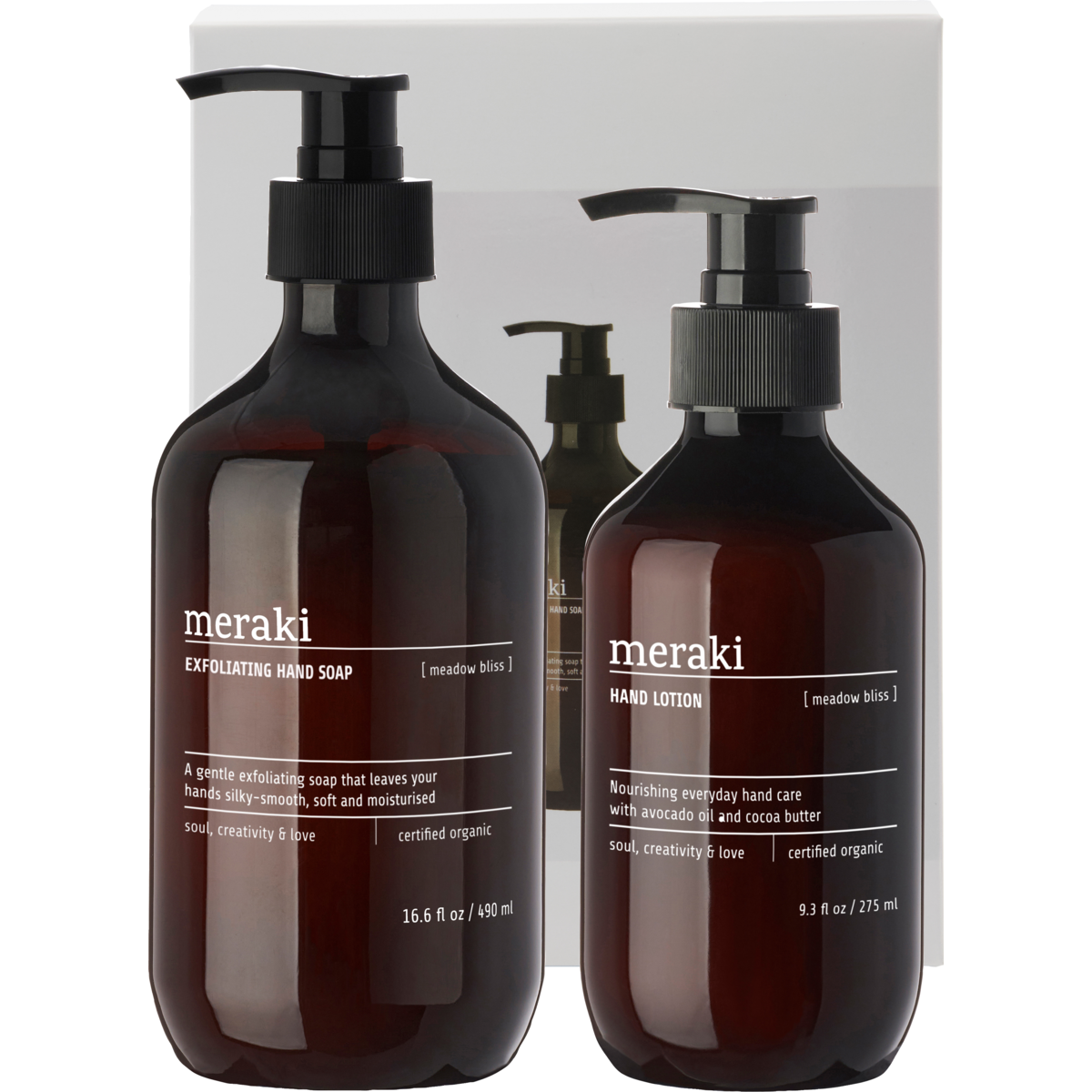 Meraki - Gaveæske, Meadow bliss, Simply hand care, Hvid