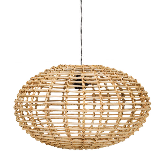 Græskar Pendelampe i Rattan - Natur | KidsDepot
