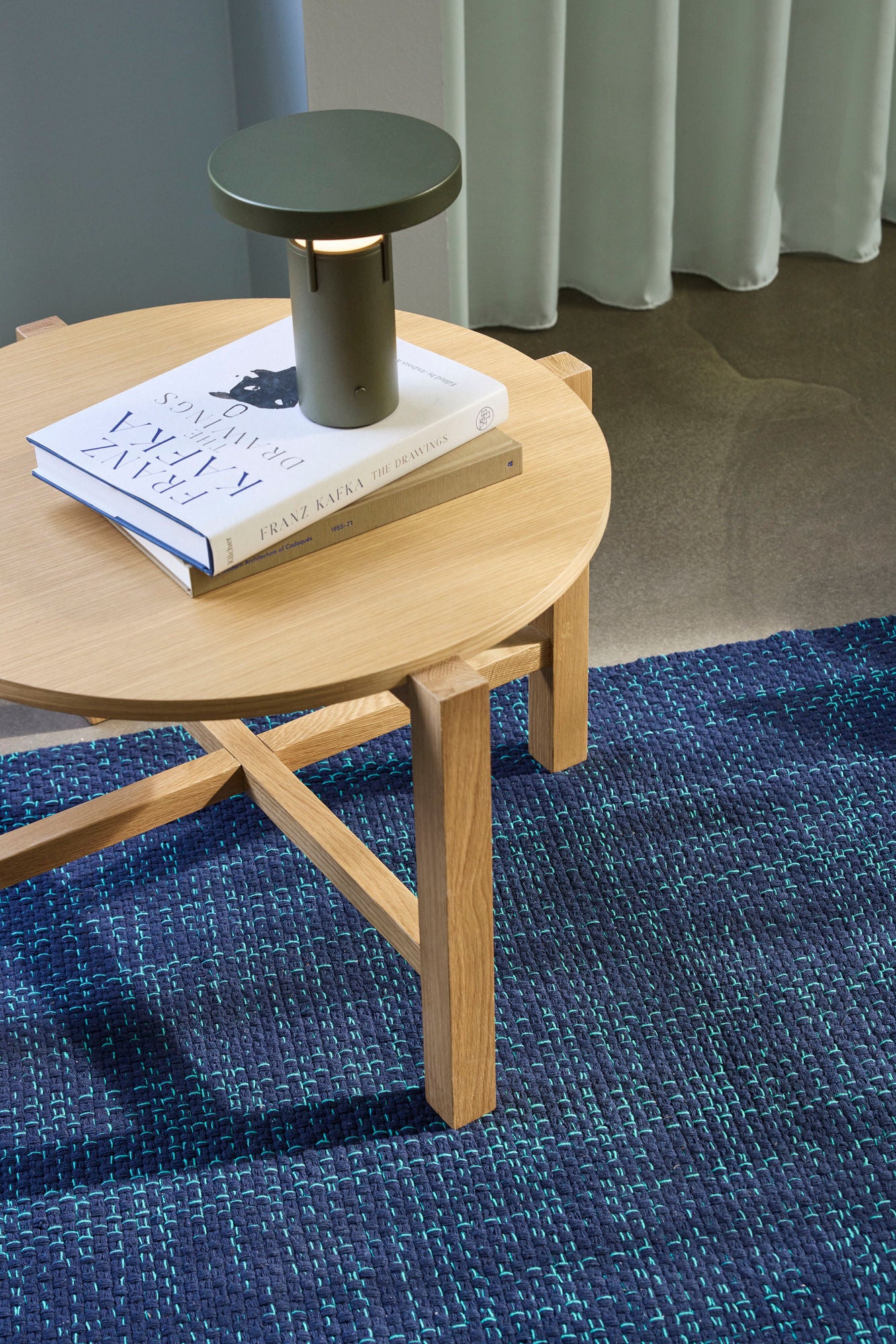 Hübsch BringMe Transportabel Lampe Mini Metalisk Mørkegrøn
