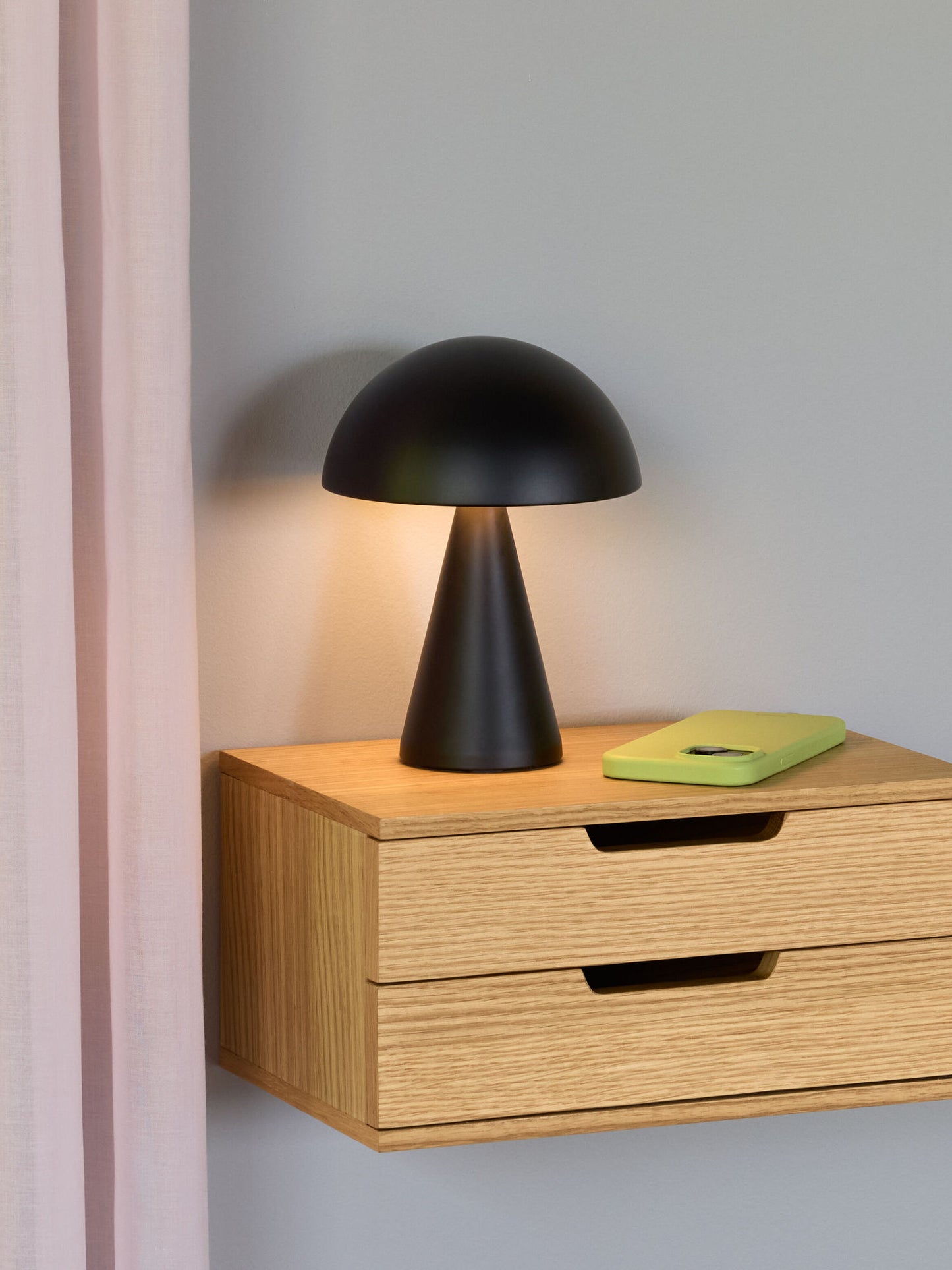 Hübsch Mush Transportabel Lampe Mat Sort