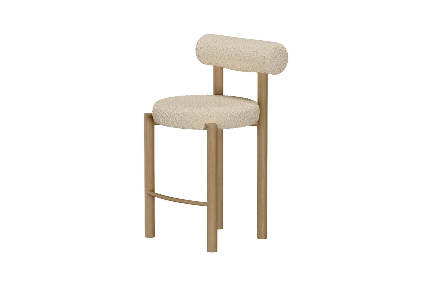 Venture Home Tillo Barstole 2-pak – Hvid Bouclé