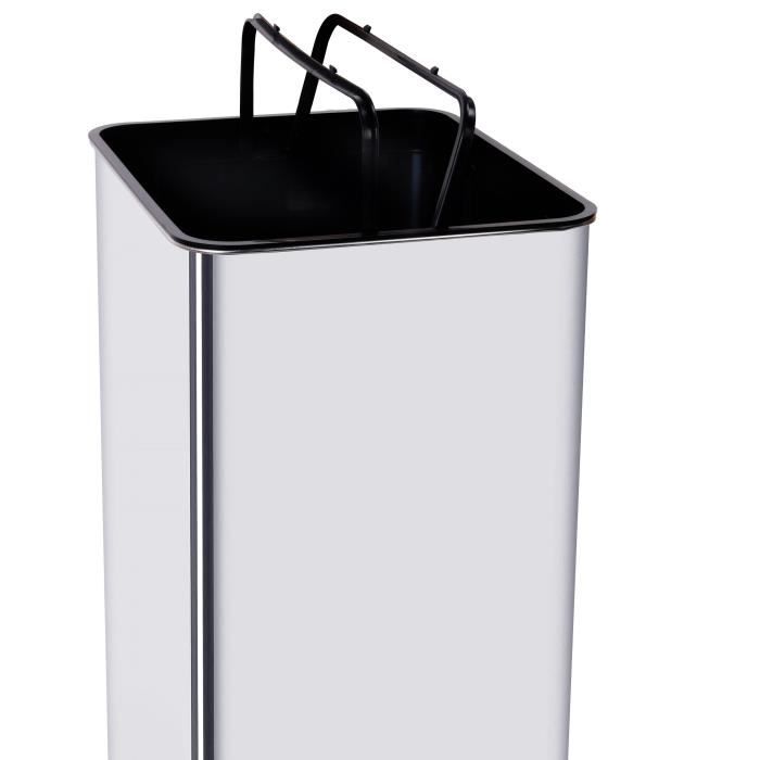 KITCHEN MOVE PARKSIDE automatisk skraldespand - 50L - Rustfrit stål med remmeband.