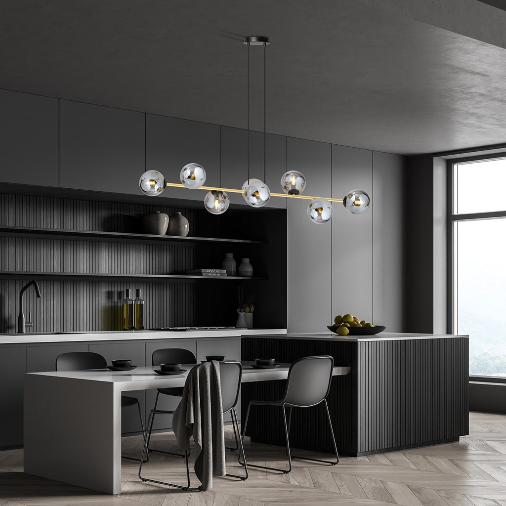 GRAVITY 8 Pendellampe - Sort/Grafit | Emibig