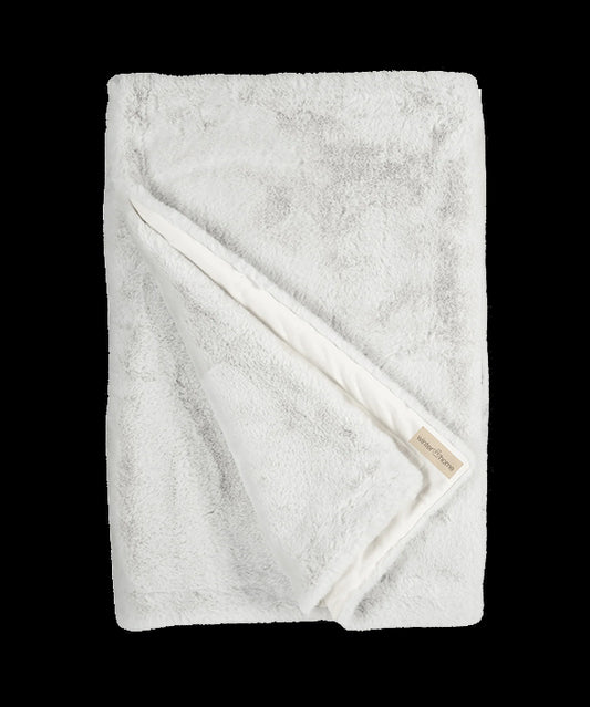 Winterhome - Faux Fur Plaid - Guanaco Dust 140x200 cm