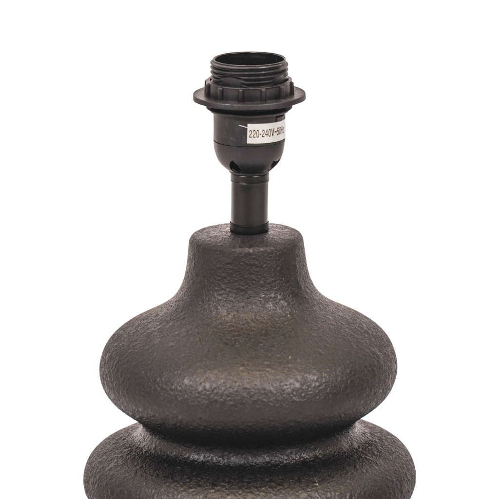 Housevitamin Flow Bordlampe - Keramik - Sort - E27 - 20x20x27cm