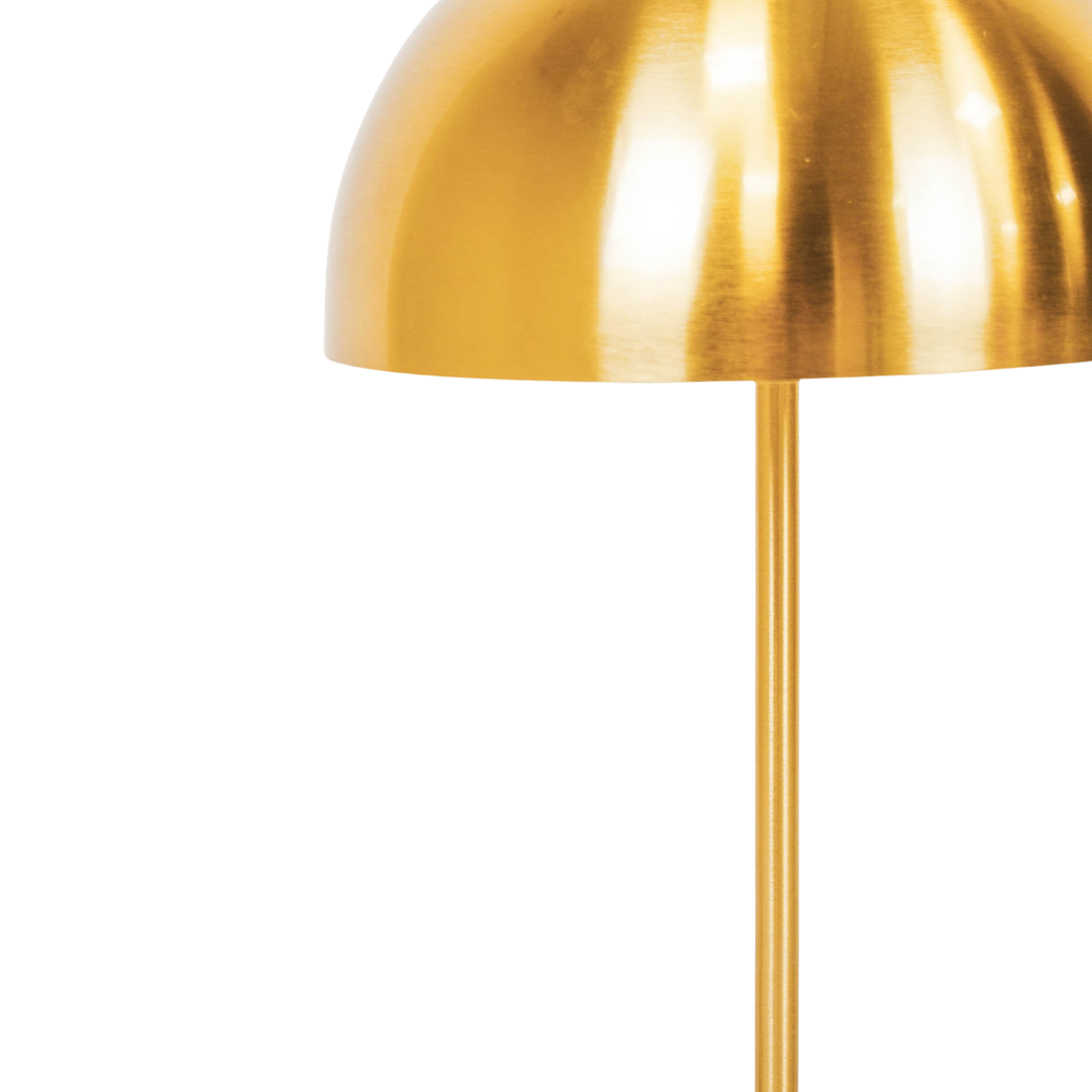 Housevitamin Mushroom Bordlampe - Metal/Marmor/Guld