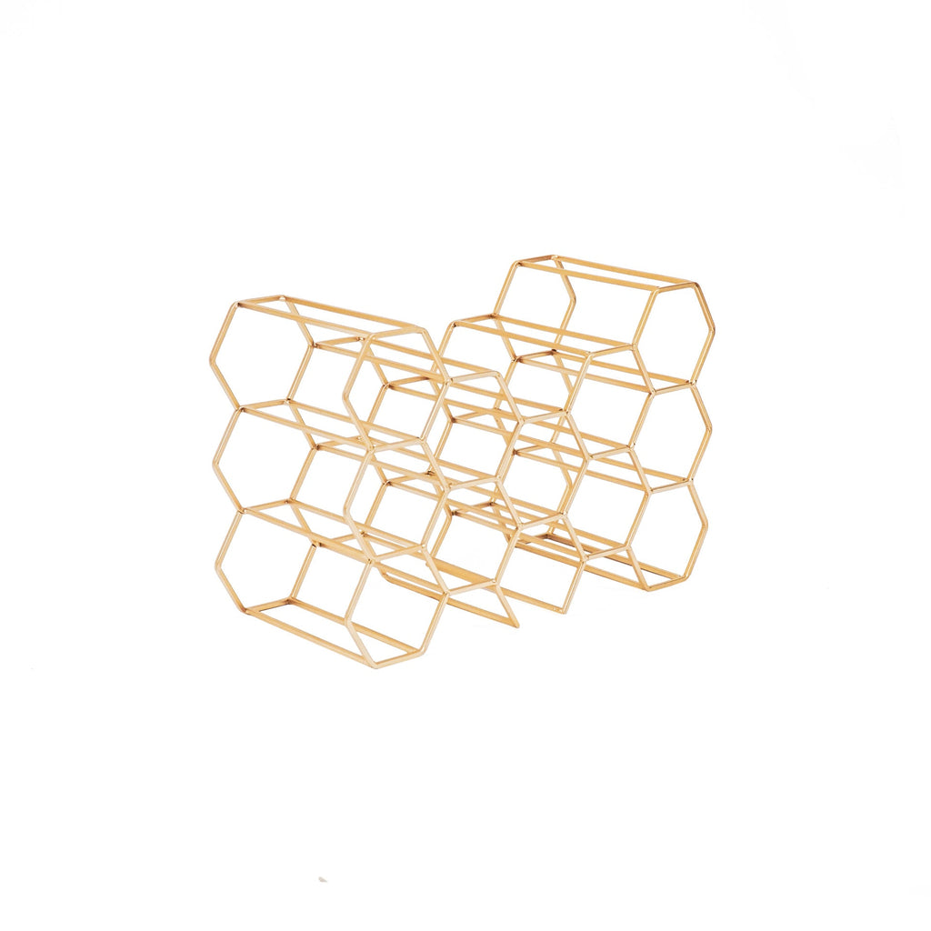 HV Vinreol Guld 11 flasker - 44,5x15,5x29cm