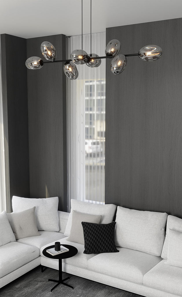 PANDORA 8 Pendellampe - Sort/Grafit | Emibig