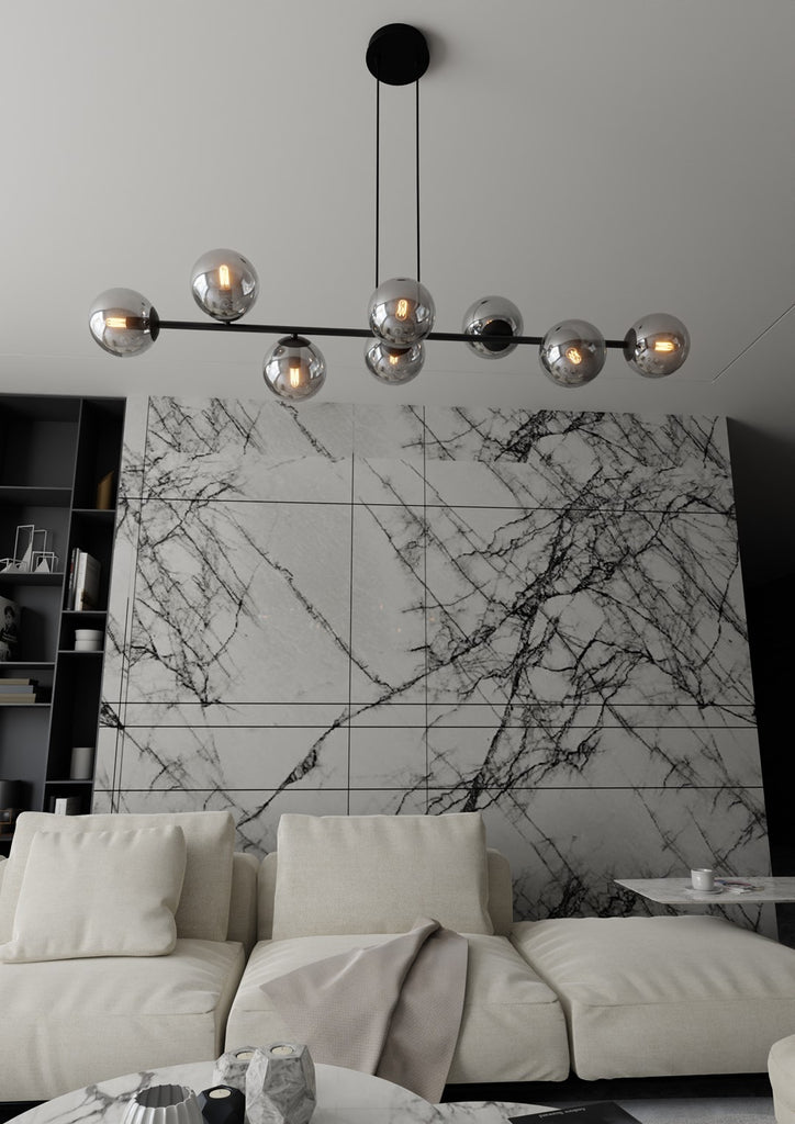 ROSSI 8 Pendellampe - Sort/Grafir | Emibig