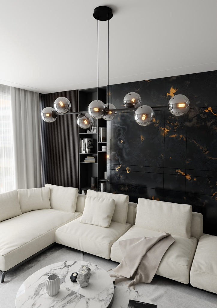 ROSSI 8 Pendellampe - Sort/Grafir | Emibig