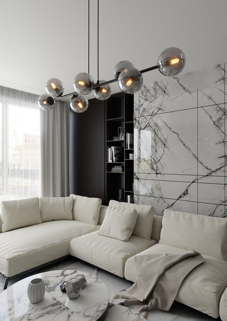 ROSSI 8 Pendellampe - Sort/Grafir | Emibig