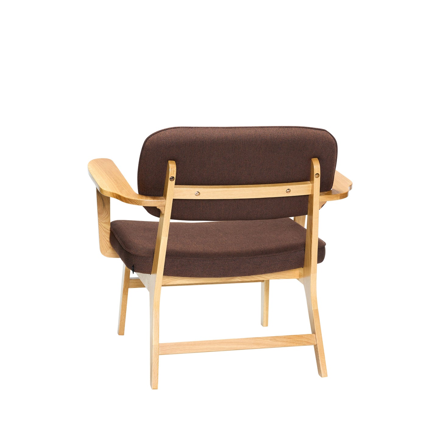 Hübsch Haze Loungestol 80x64xH71 cm – FSC-certificeret egetræ med polyesterbetræk