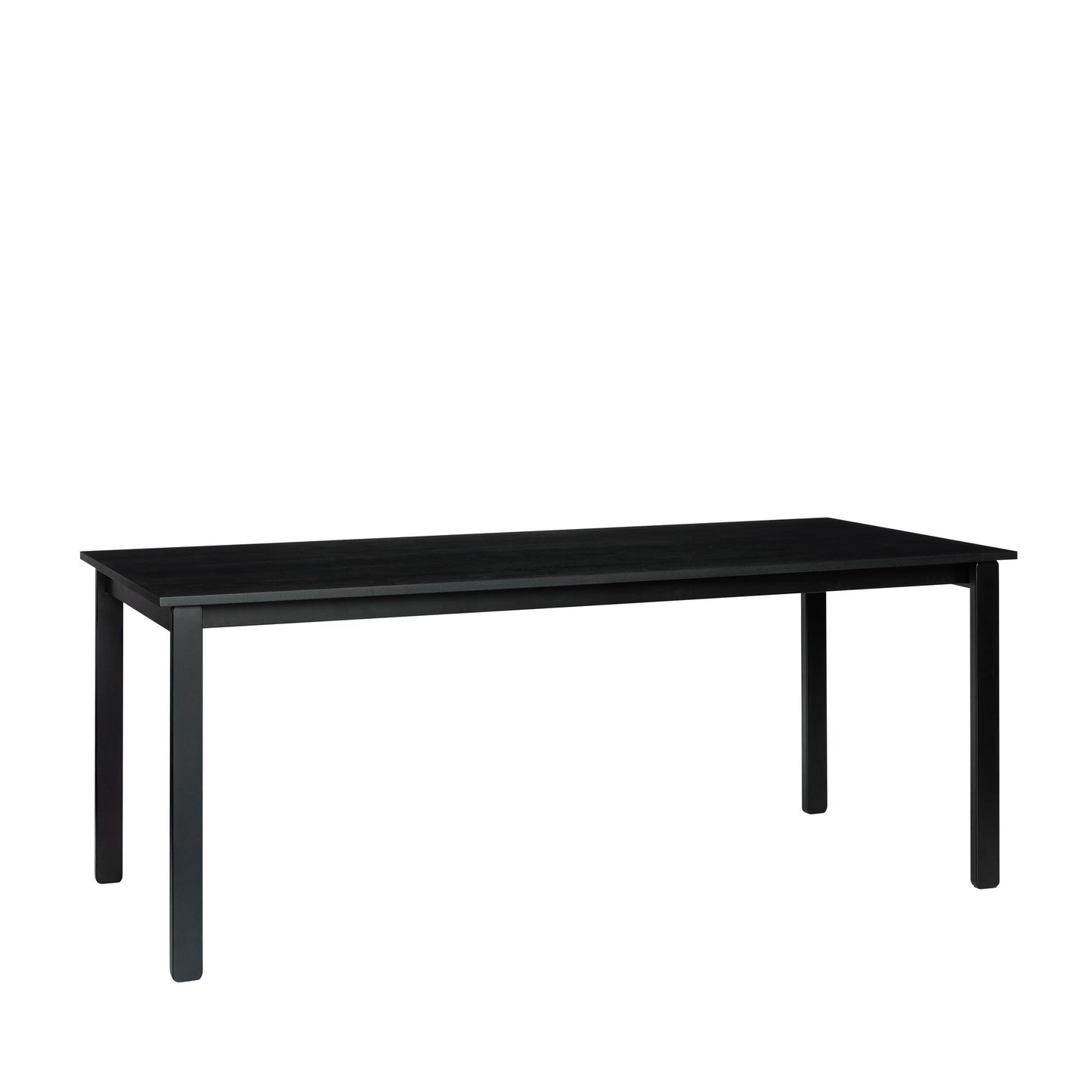 Hübsch Hock Spisebord 190x90xH75 cm – FSC-certificeret træ med sort bordplade