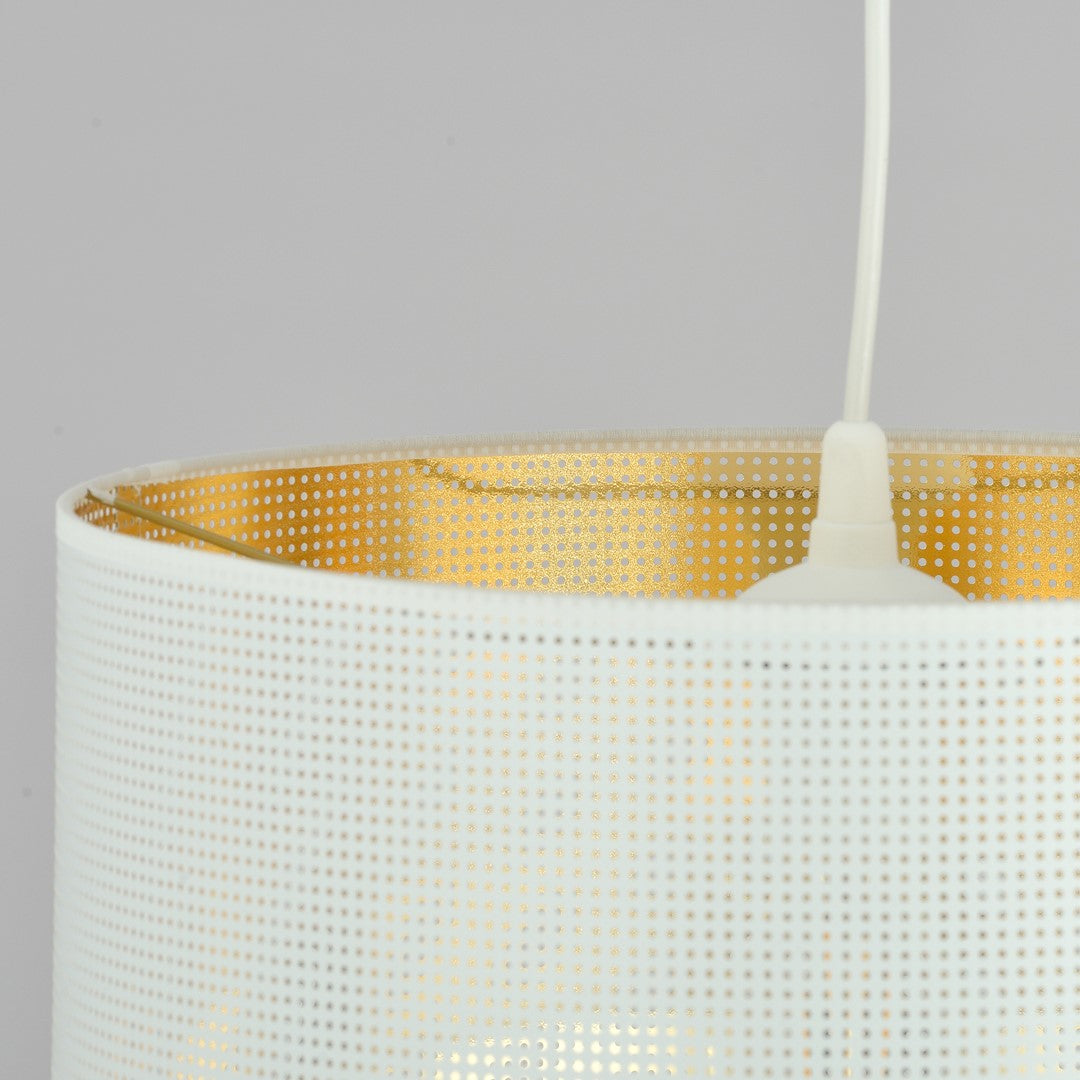 ASTON 1 Hvid/Guld – Pendellampe | Emibig