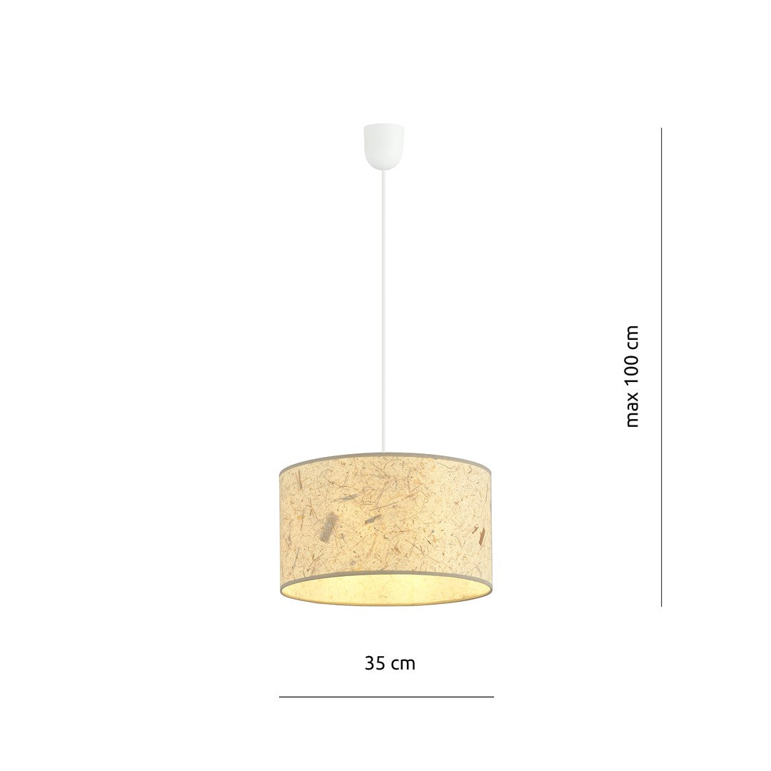 ASTON 1 Kork – Boho Pendellampe | Emibig
