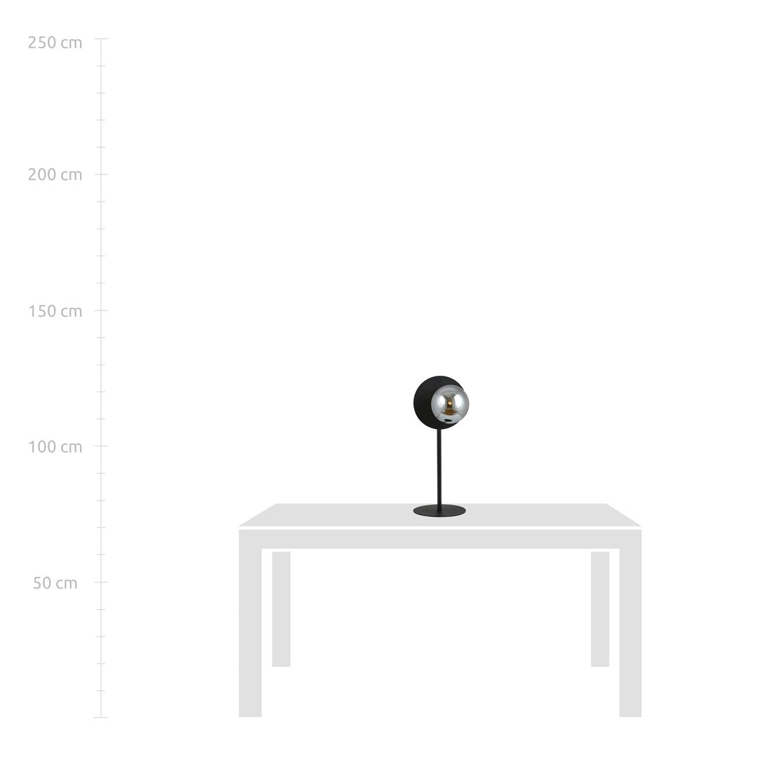 OSLO LN Sort/Grafit Bordlampe | Emibig