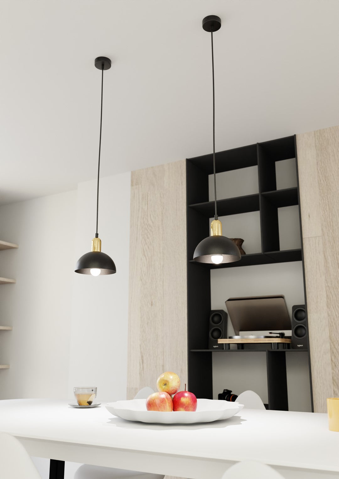 MOTO 1 Sort - Pendellampe | Emibig