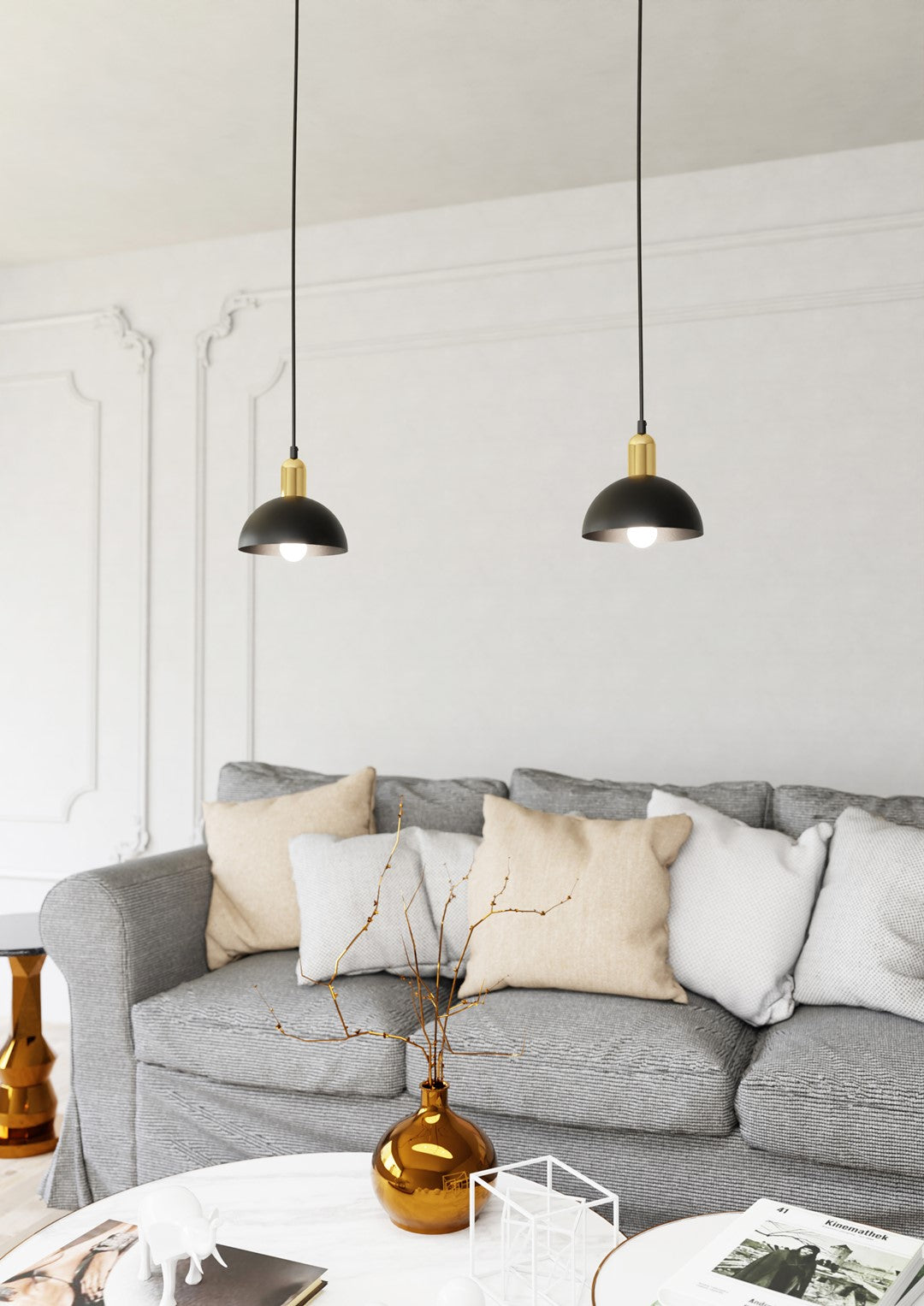 MOTO 1 Sort - Pendellampe | Emibig