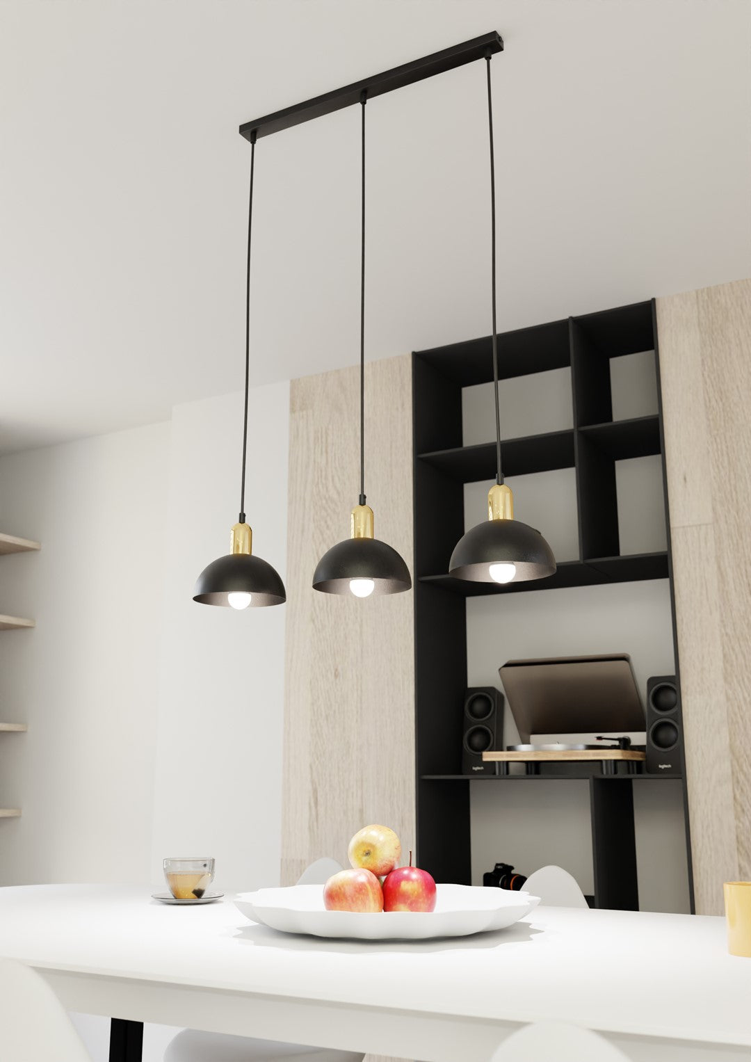 MOTO 3 Sort - Pendellampe | Emibig